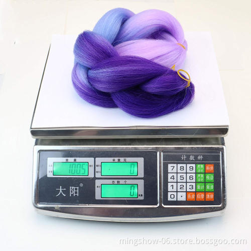 expression braiding hair Jumbo Braid 82 inch 165g/pcs synthetic expression Braiding Hair Heat Fiber